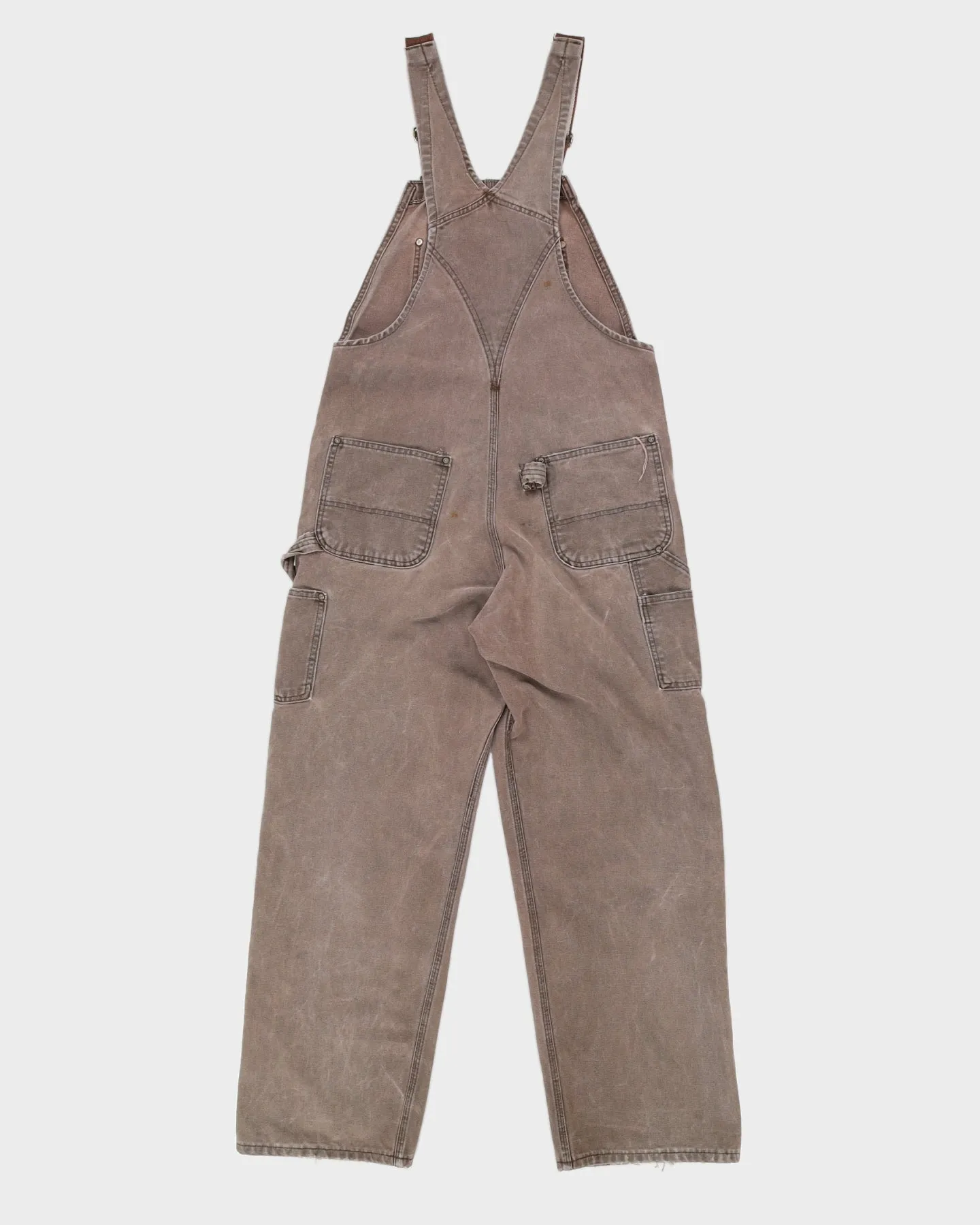 00s Carhartt Brown Dungarees - W38 L30