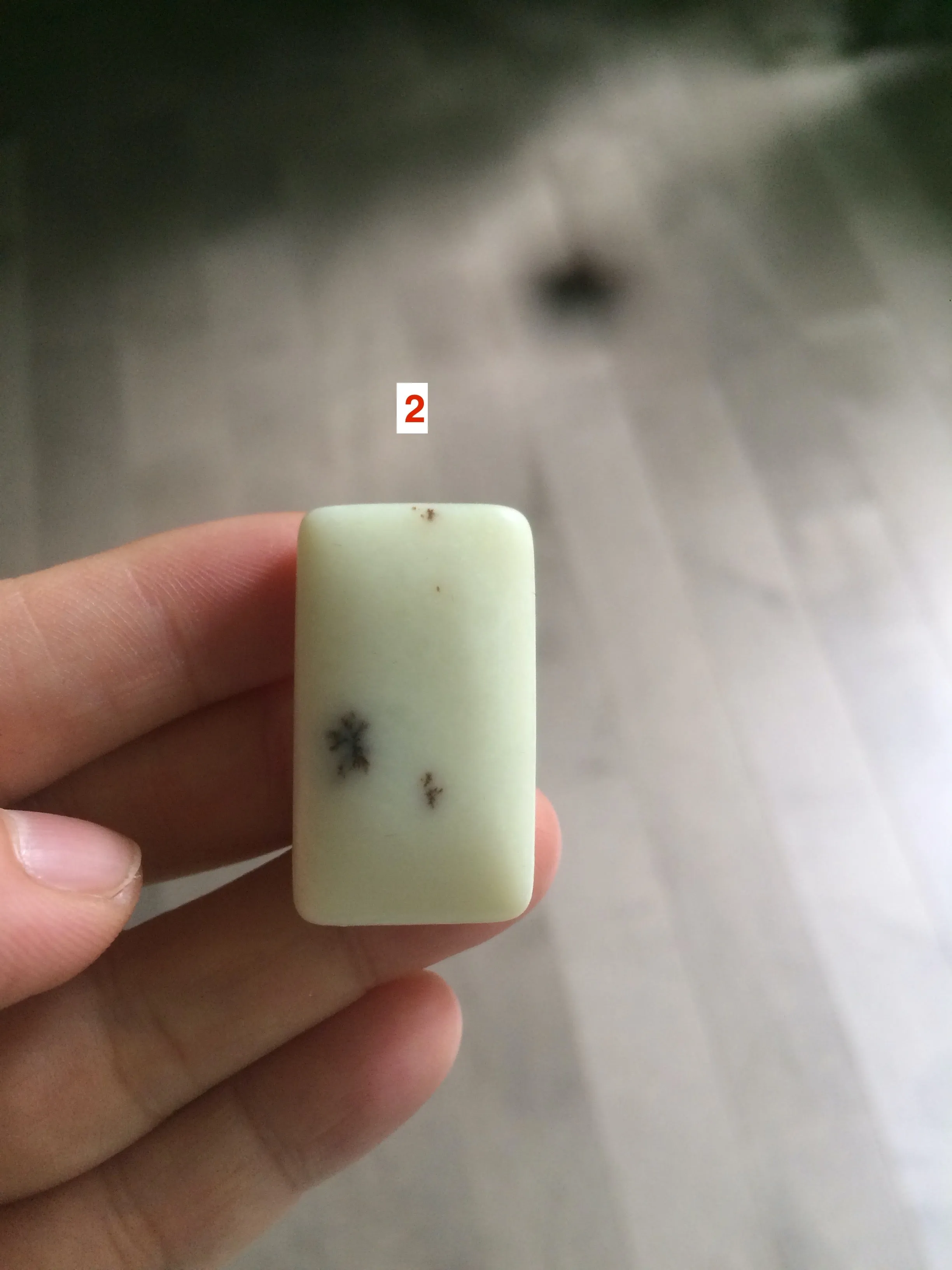 100% natural light yellow/brown soap shape square nephrite Hetian jade safe and sound pendant HT37