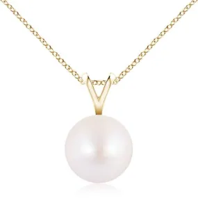 14K Y Gold 6-7mm Akoya Pearl Necklace