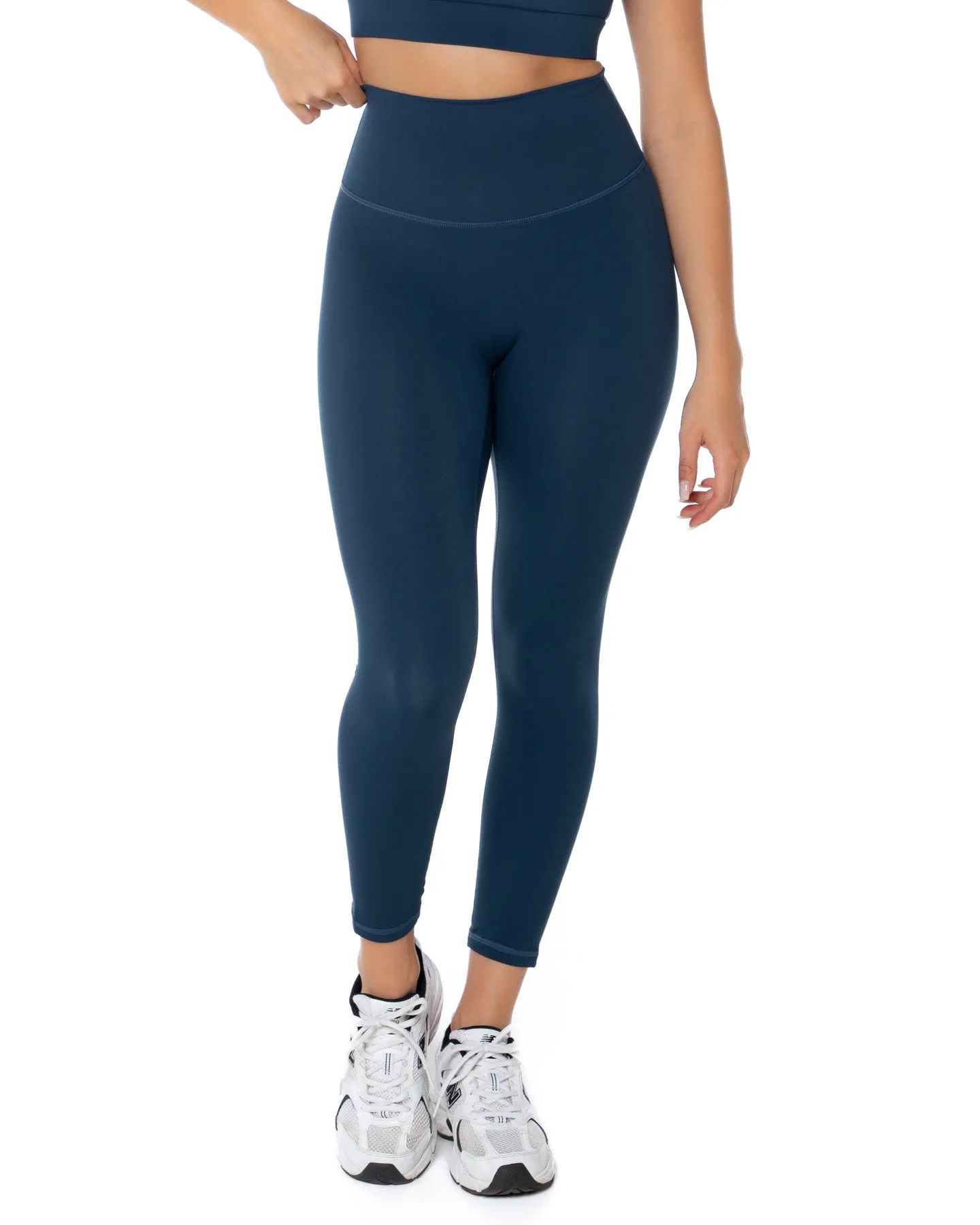 7/8 Aura Scrunch Leggings - Navy