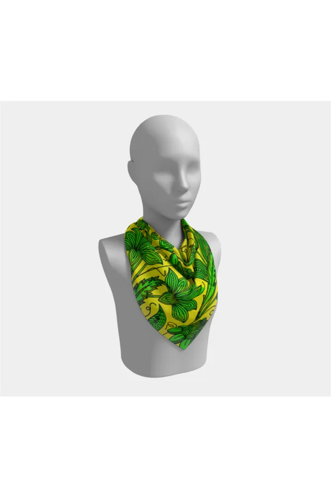 All Bright Meadows Square Scarf