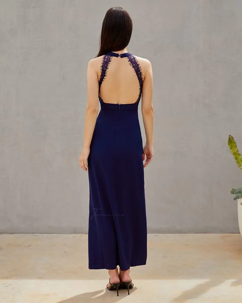 Aubree Dress - Navy