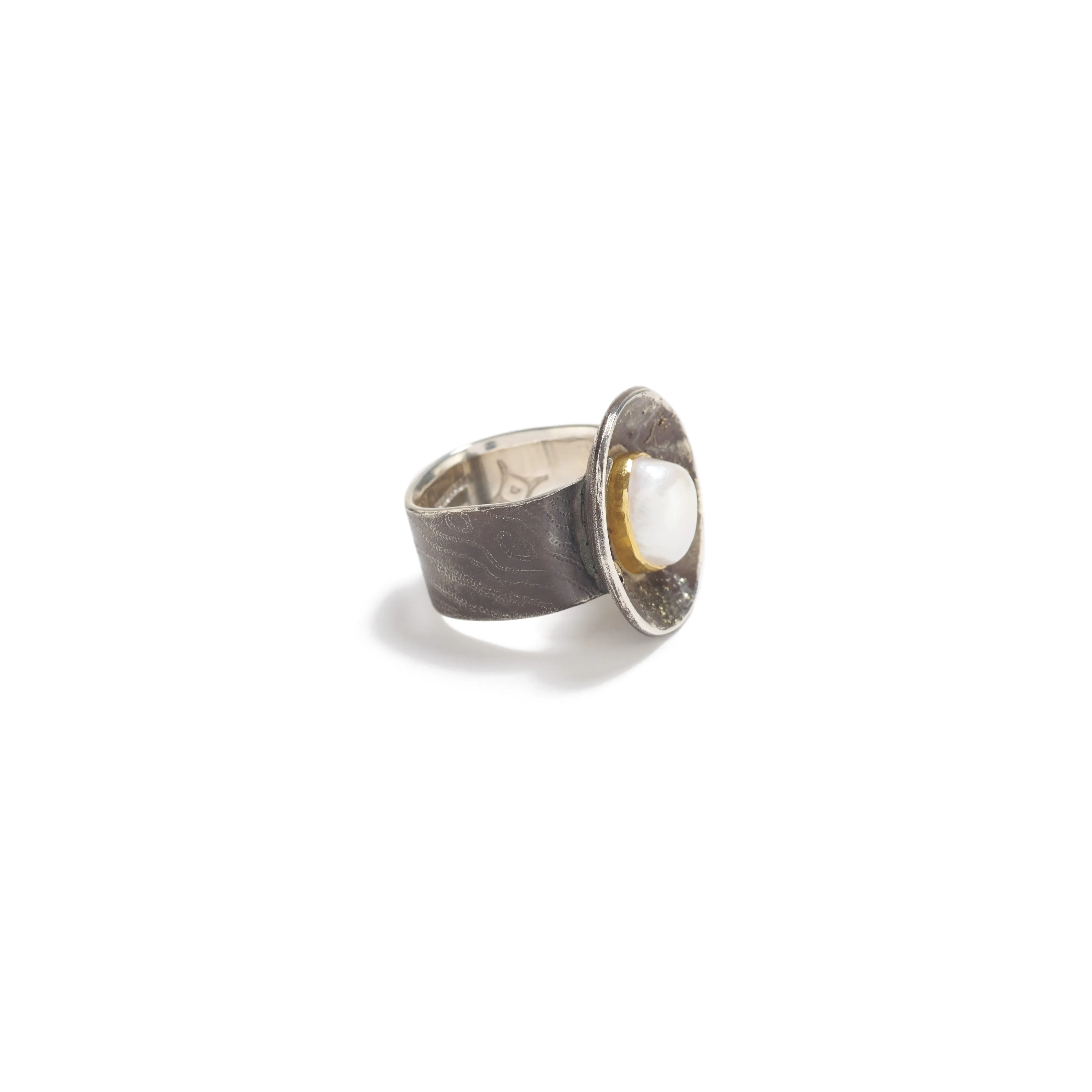 Baroque Akoya Pearl Ring