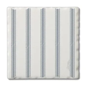 Beach Ticking Stripe – Square Single Coaster