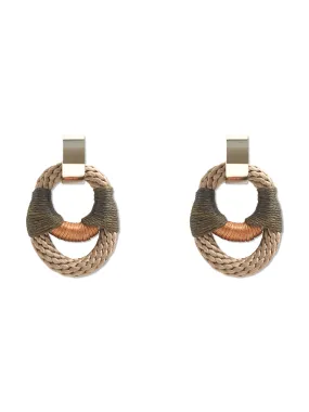 Beige Vessel Earrings