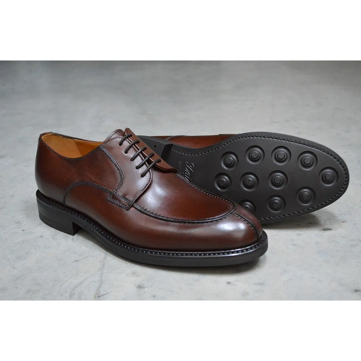 Berwick 1707 Split Toe Derby Shoe (2439) Dark Brown