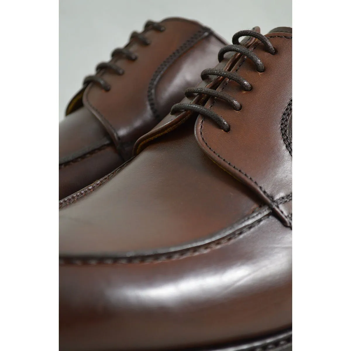 Berwick 1707 Split Toe Derby Shoe (2439) Dark Brown