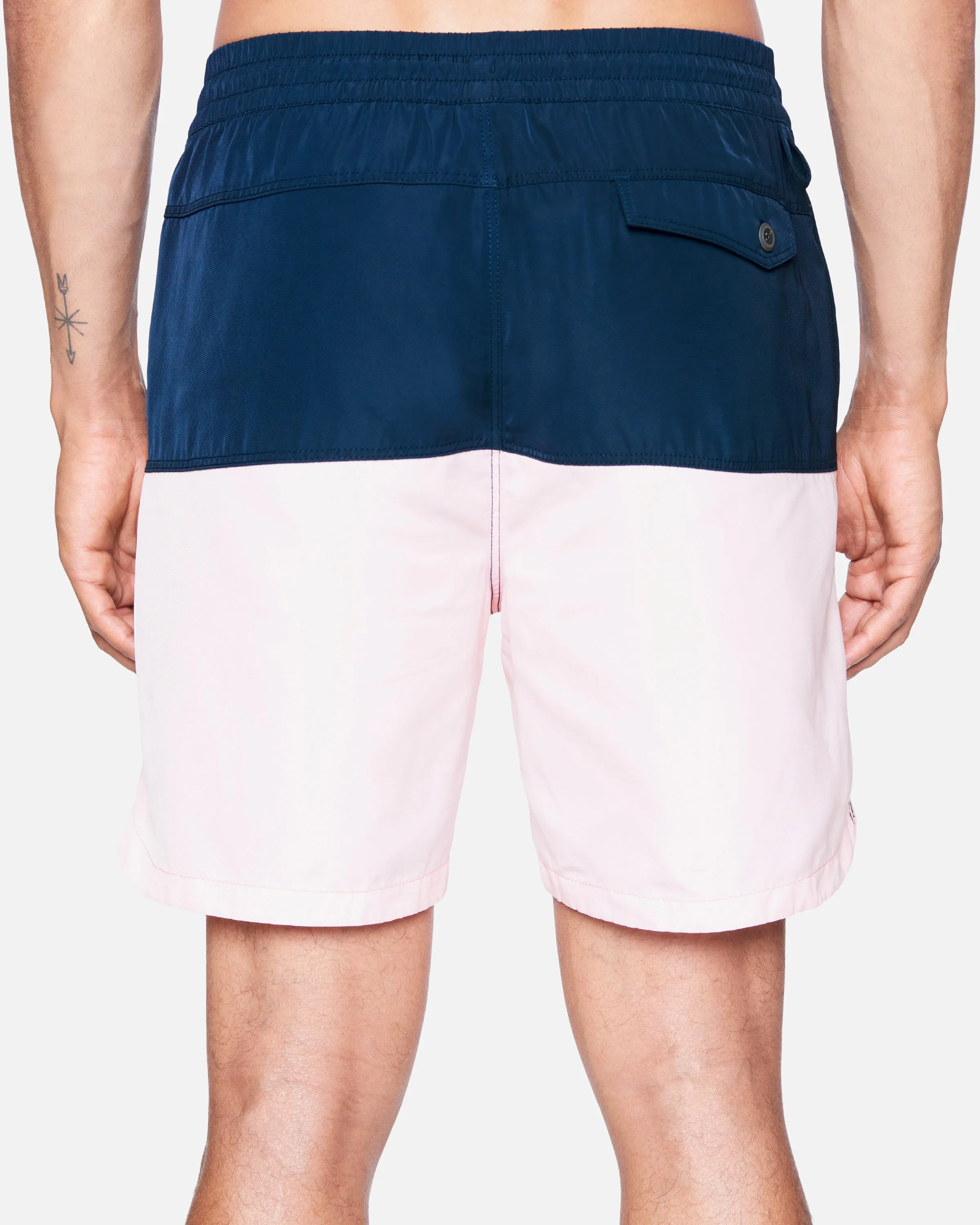 Blocked Volley Shorts 17"