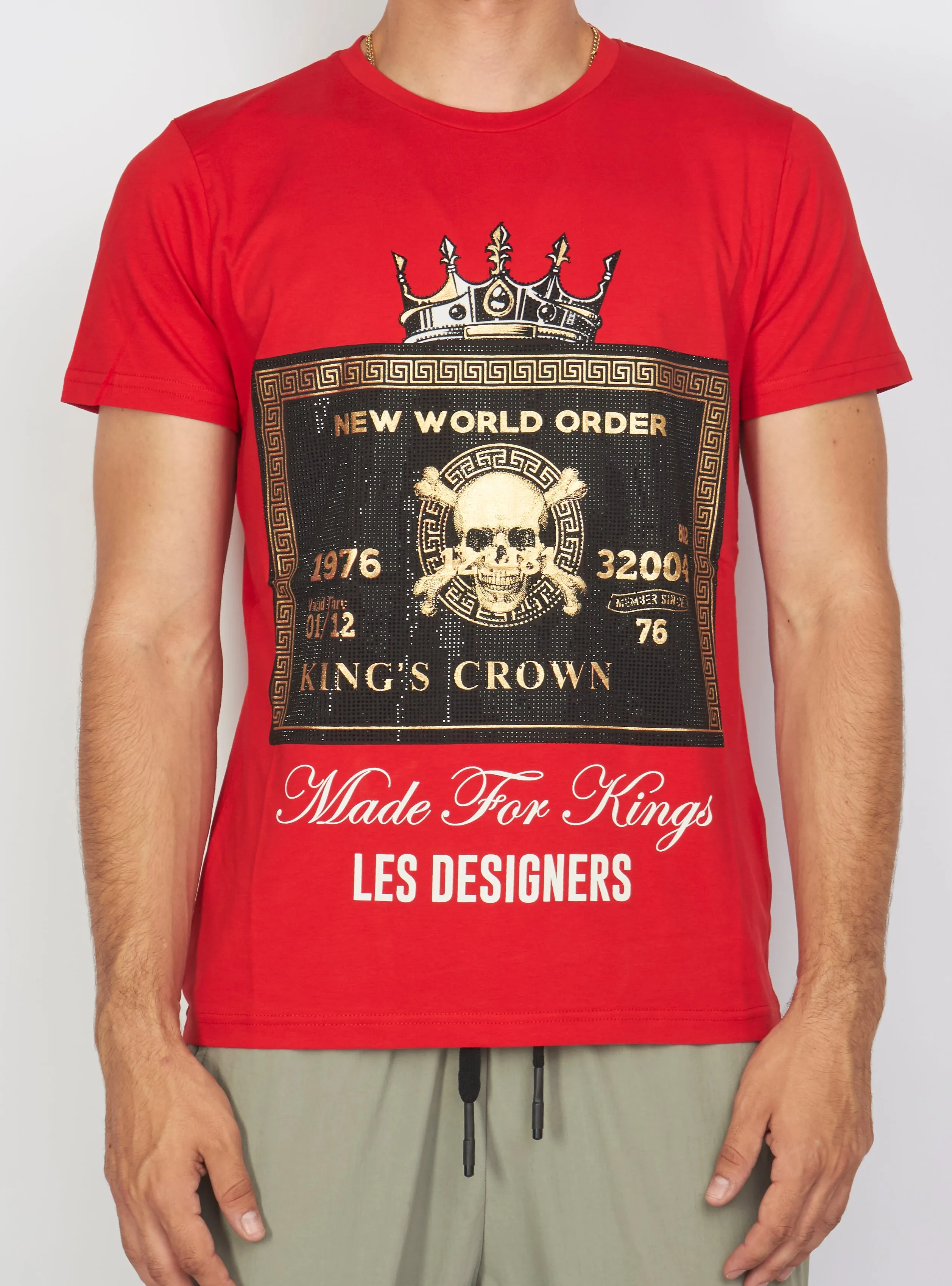 Buyer's Choice T-Shirt - New World Order - Red - 3285 01