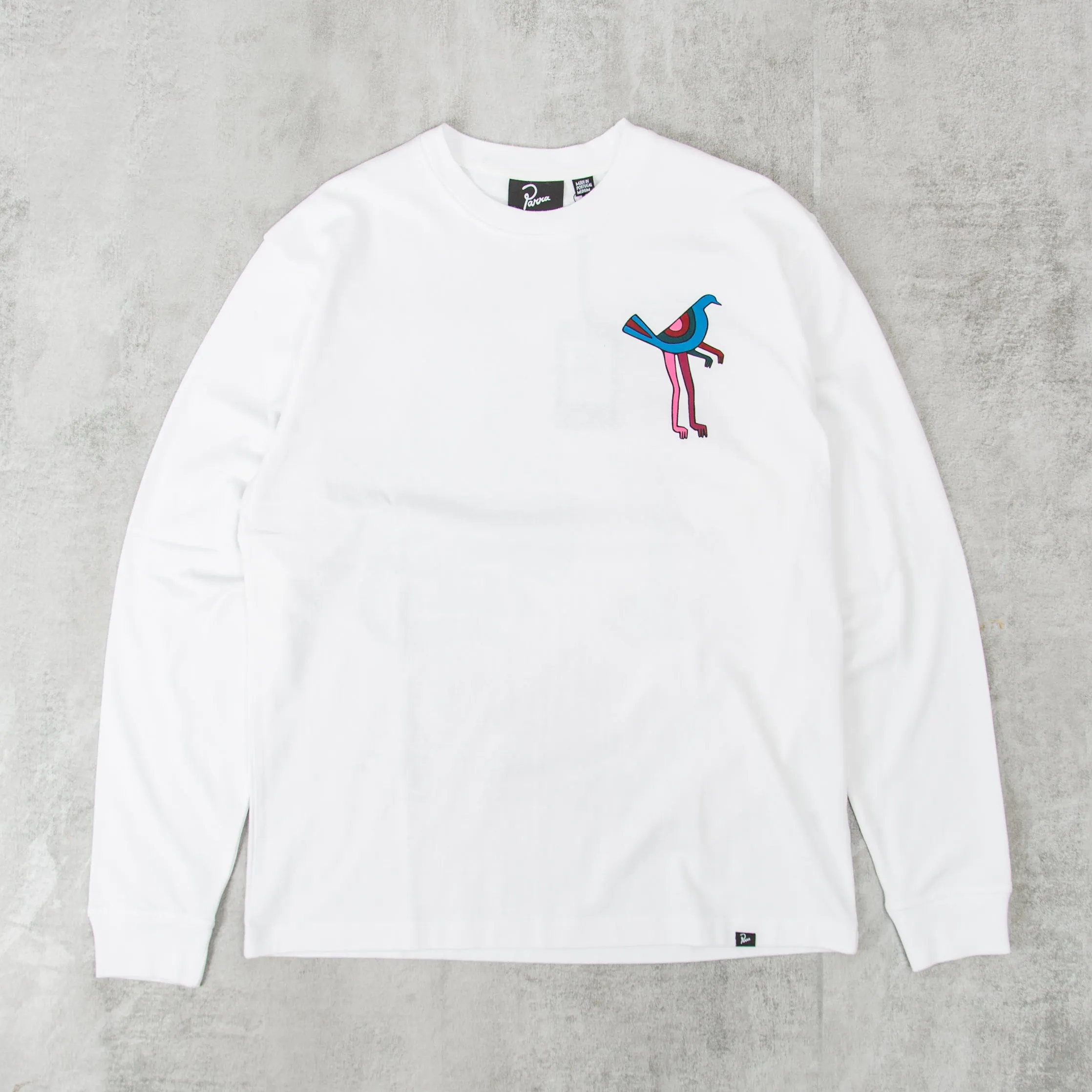 By Parra Wine and Books L/S Tee - White