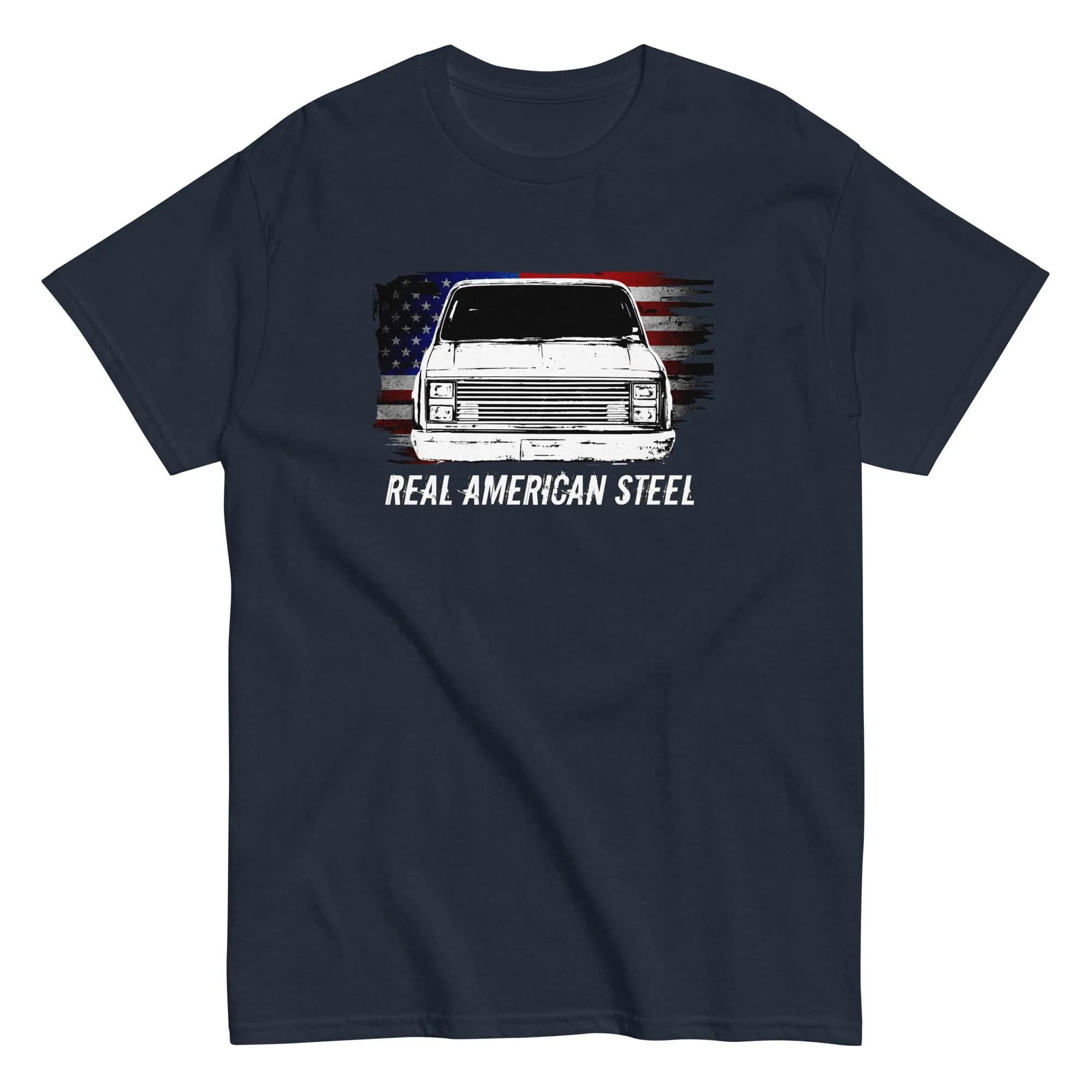 C10 Square Body T-Shirt Patriotic Real American Steel