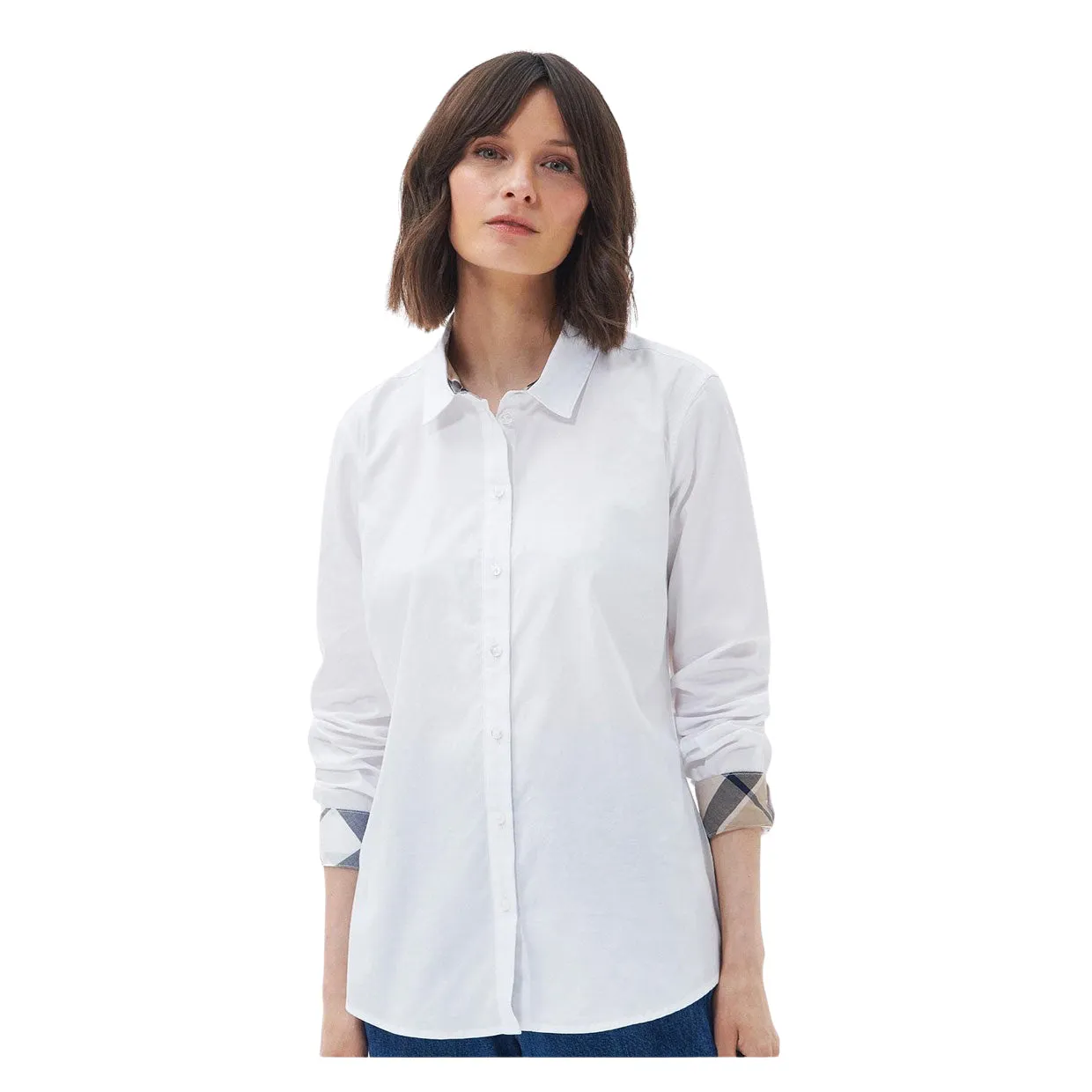 Camicia Donna Barbour Derwent Bianco (WH51)