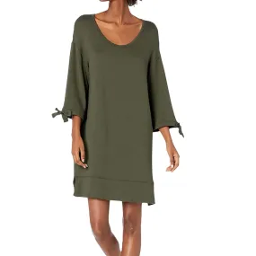 Daily Ritual Green Super Soft Stretch Cloth Dress X-Small