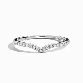 Diamond Ring Band - Peak Of Love Pavé