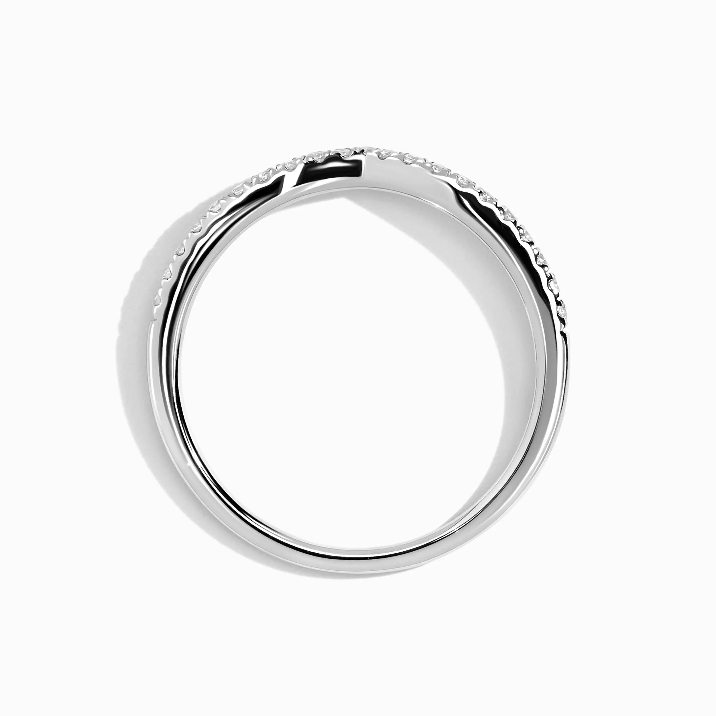 Diamond Ring Band - Peak Of Love Pavé