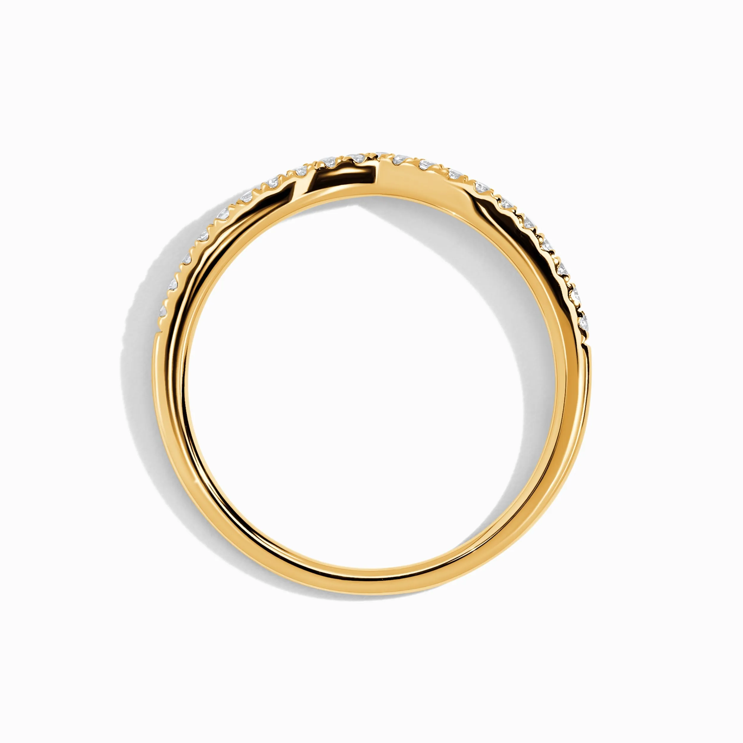 Diamond Ring Band - Peak Of Love Pavé