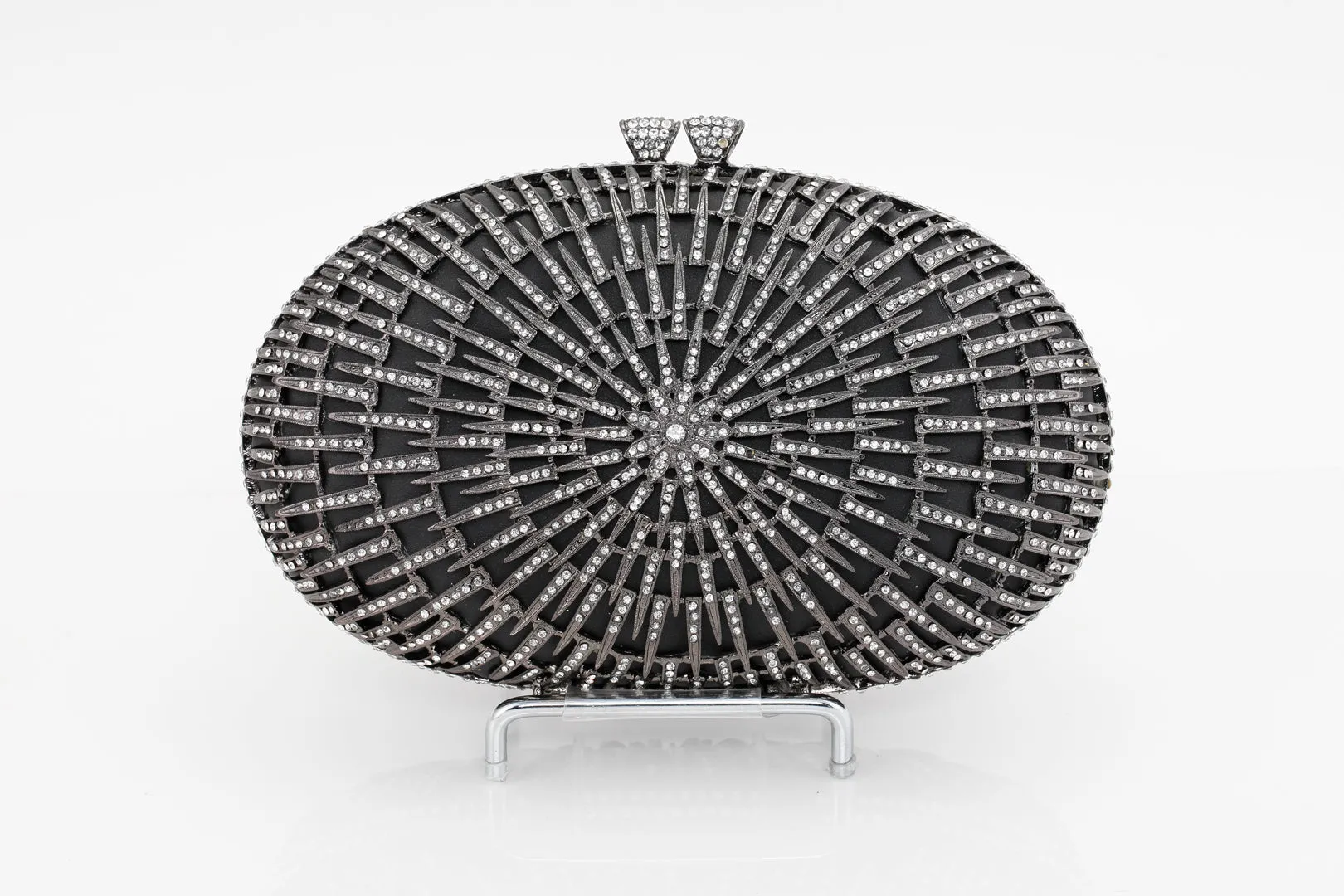 Diamond Starburst Jeweled Evening Bag