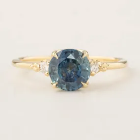 Estel Ring - 1.58ct Parti Blue Montana Sapphire