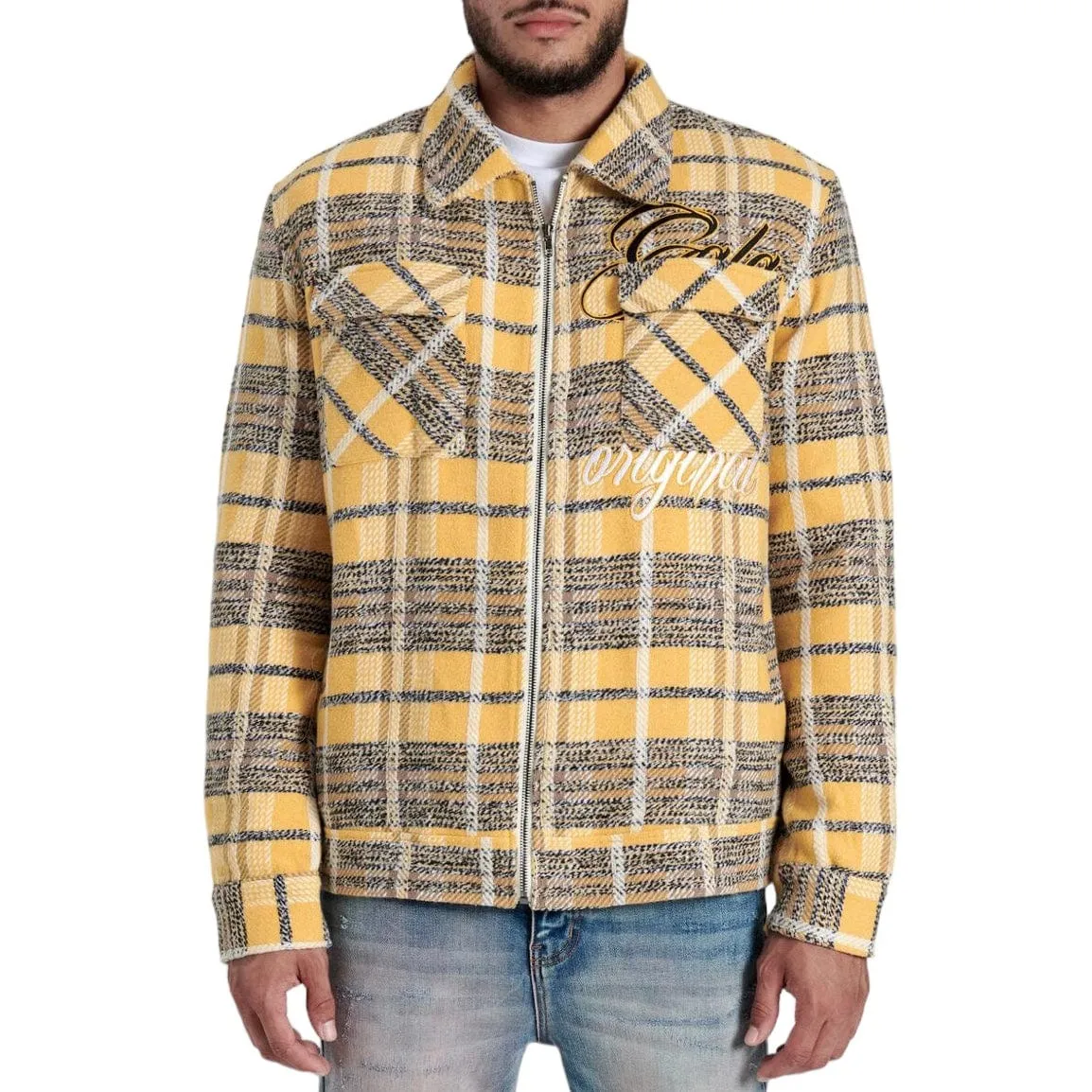 Gala Original Reckoning Flannel Jacket (Yellow Plaid) G-SP-24-001