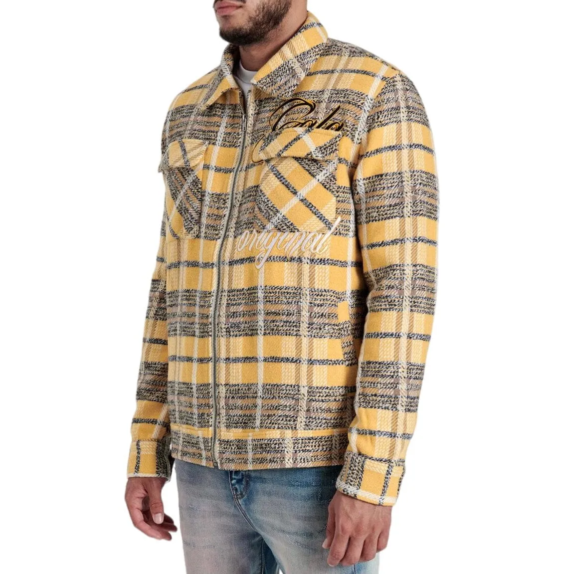 Gala Original Reckoning Flannel Jacket (Yellow Plaid) G-SP-24-001