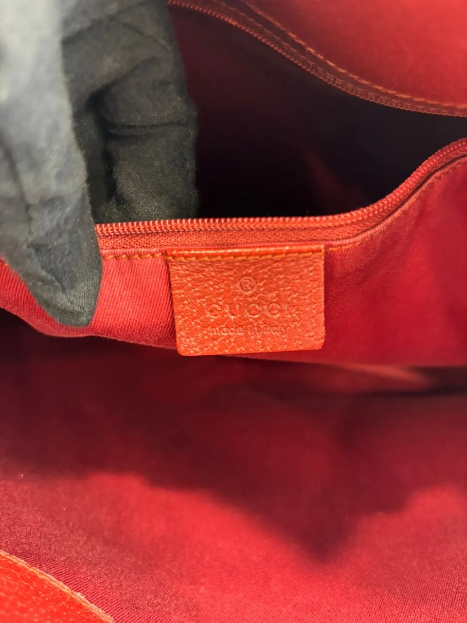 GG Canvas Red Tote