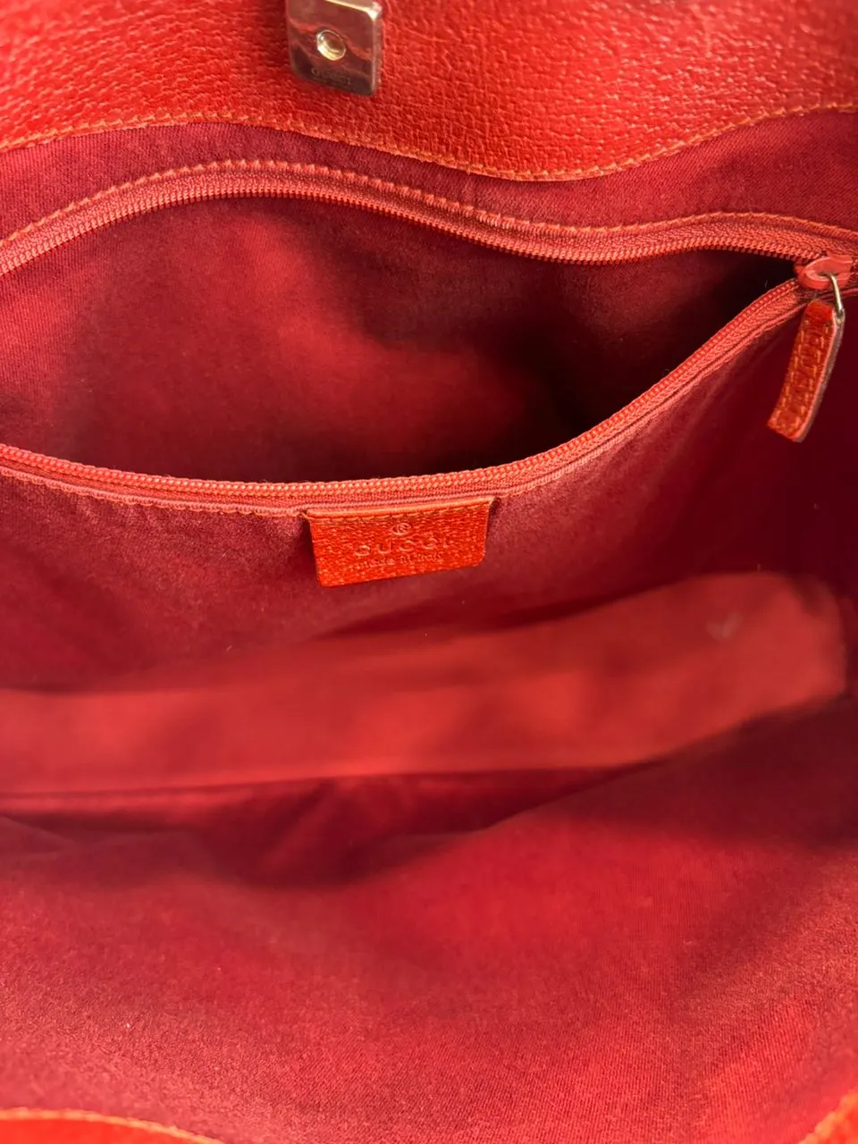 GG Canvas Red Tote