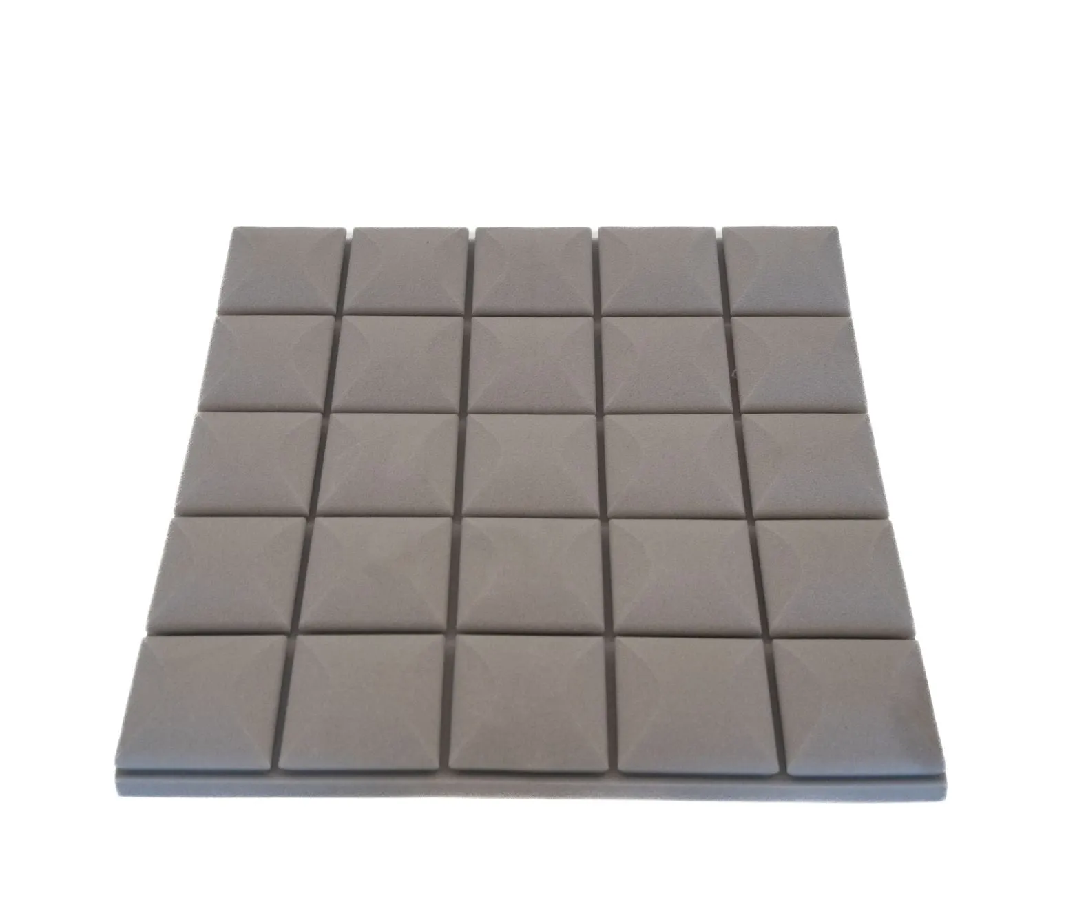 Golf Simulator Diamond Acoustic Wall Tiles,  Sound Dampening Panels , Grey, Pack Of 10 wall tiles