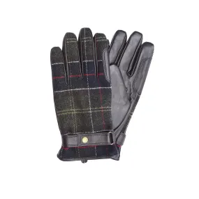 Guanti Uomo Barbour Newbrough Tartan Marrone