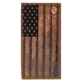 HOOEY LIBERTY ROPER BROWN RODEO HOOEY WALLET