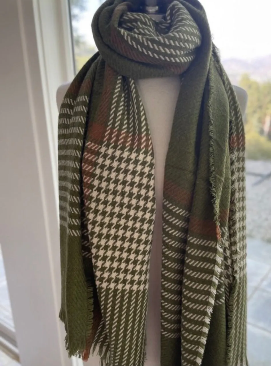 Houndstooth Scarf