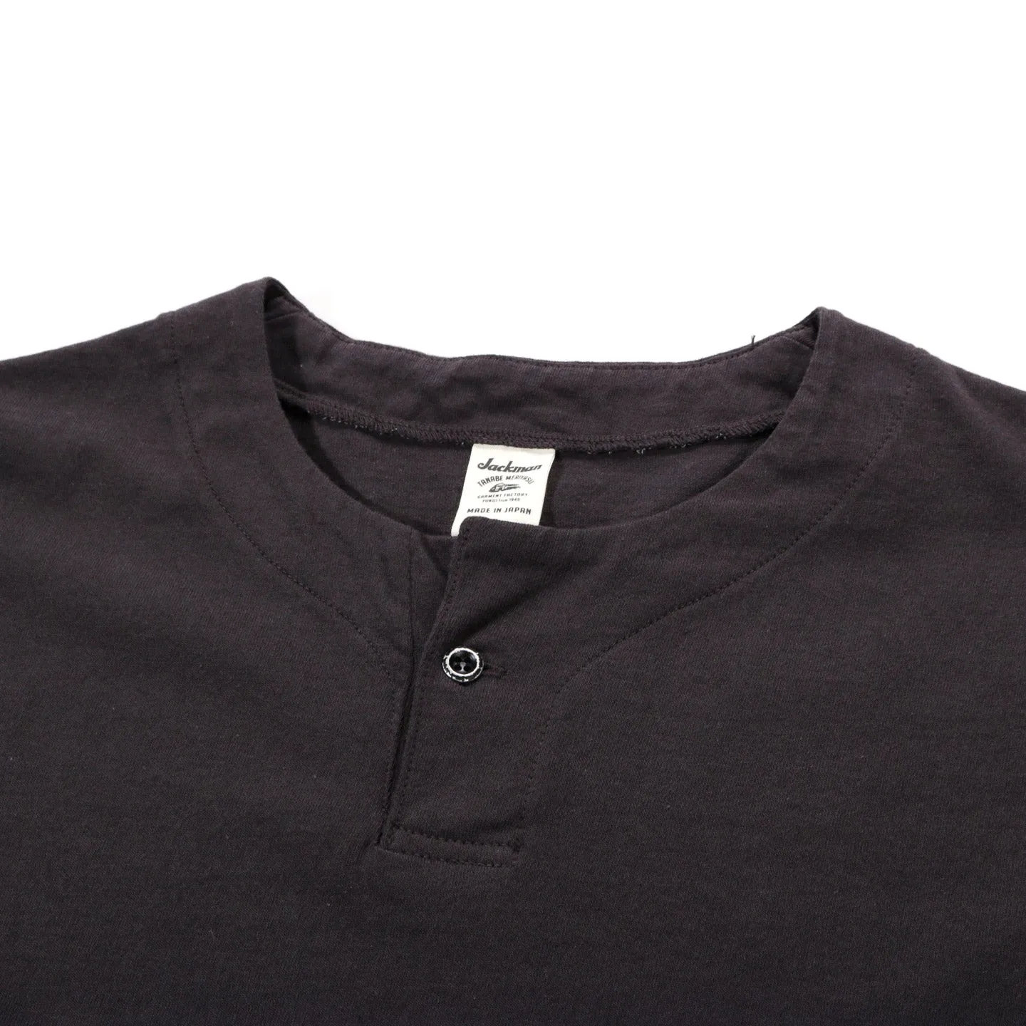 JACKMAN HENLEYNECK T-SHIRT INK BLACK