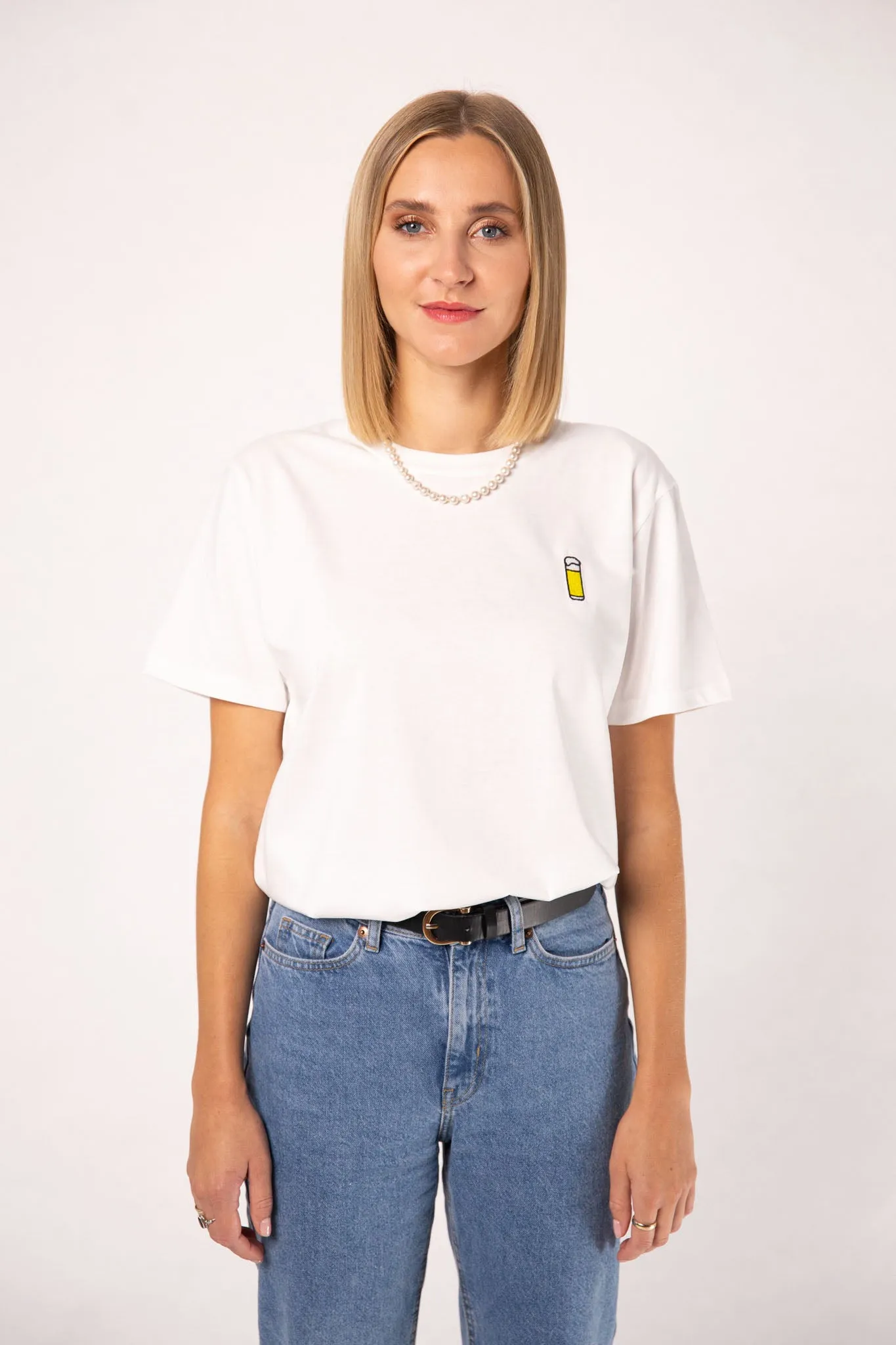 Kölsch | Besticktes Frauen Oversized Bio Baumwoll T-Shirt