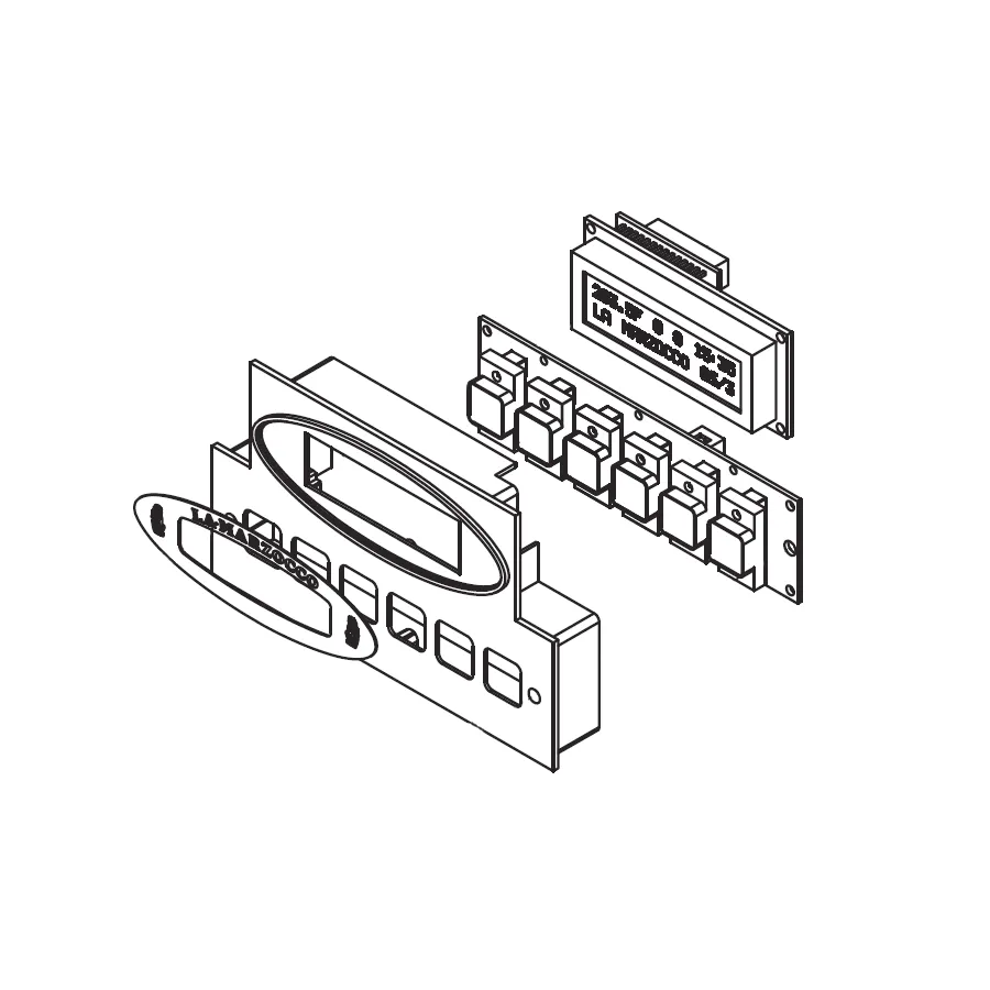 La Marzocco GS3 AV Display and Touchpad Assembly - V.2