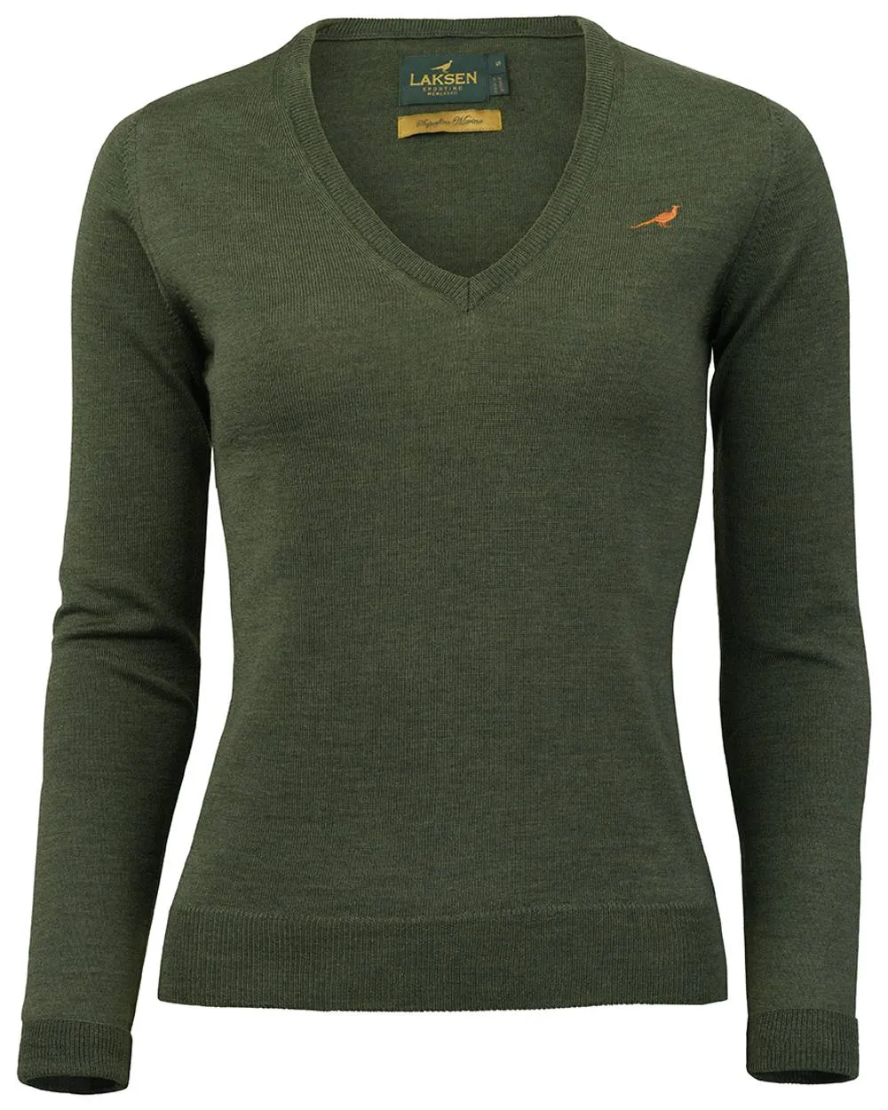 Laksen Camilla V-Neck Merino Sweater