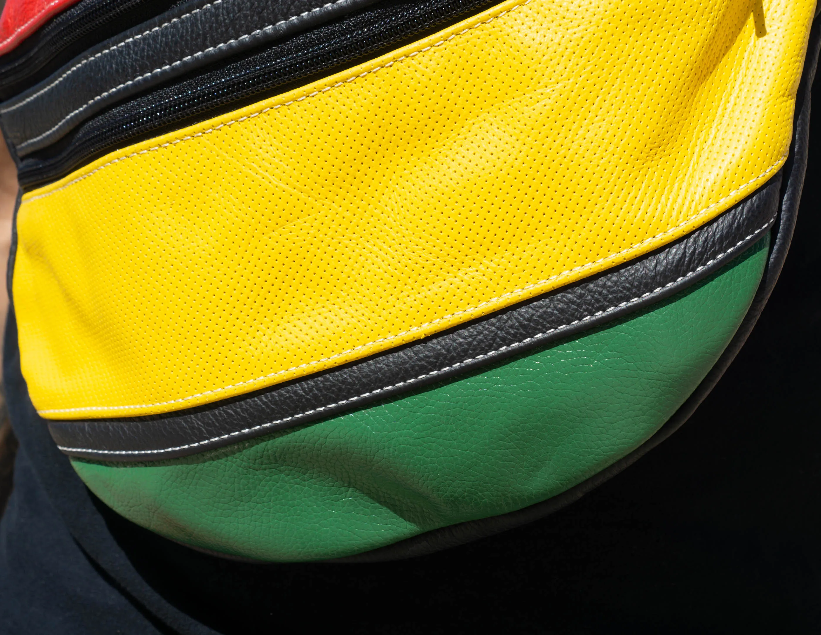 LEATHER BAG RASTA | crossbody bag for man | handcrafted