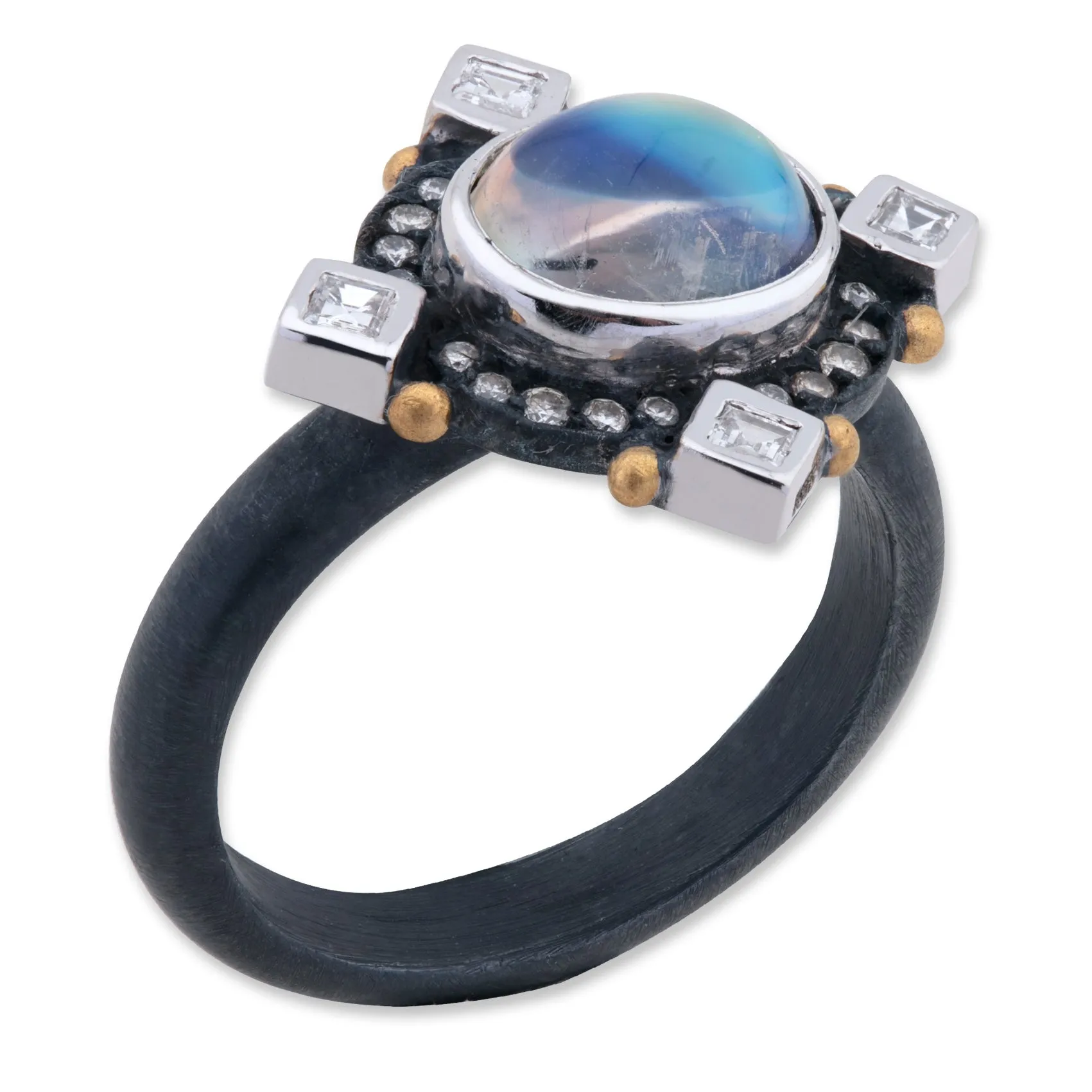 Lika Behar Moondance Ring Cabochon Blue Moonstone