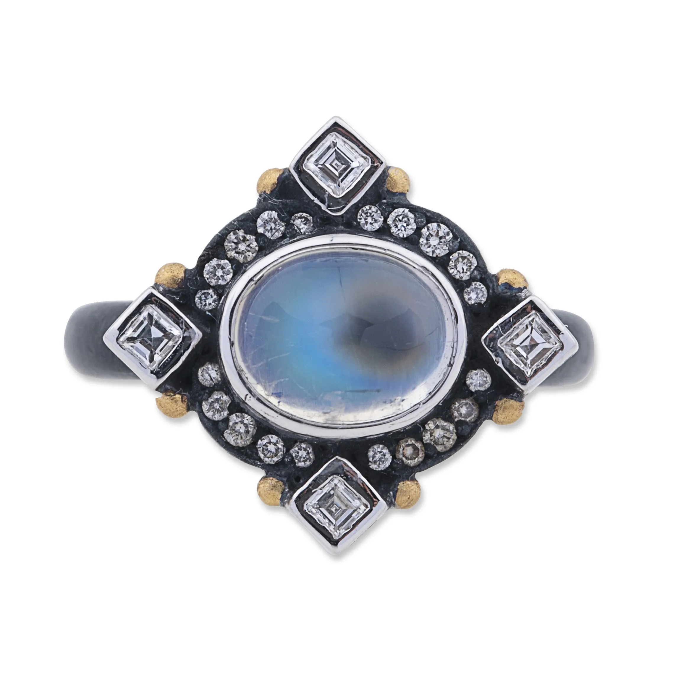 Lika Behar Moondance Ring Cabochon Blue Moonstone