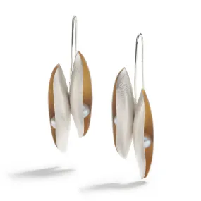 Long Double Pod Earrings