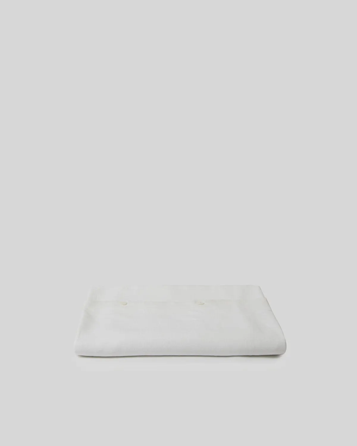 Marcel Linen Duvet Cover - Milk