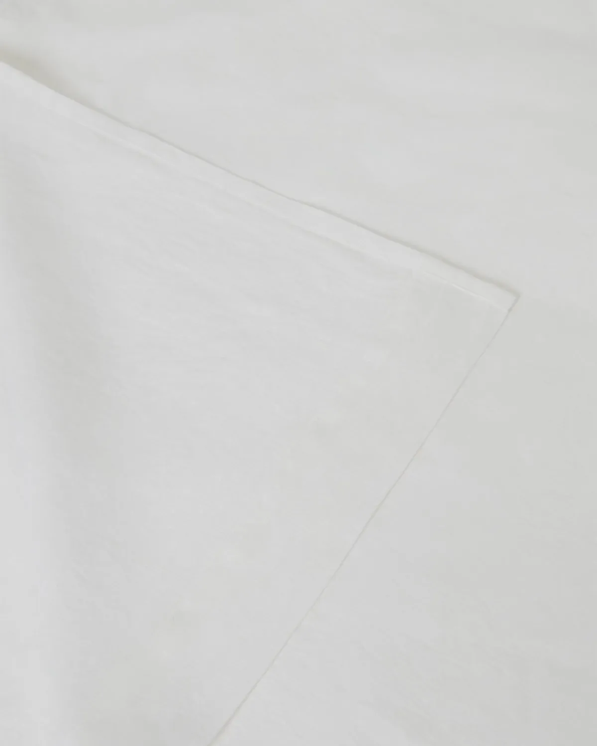 Marcel Linen Fitted Sheet - Milk