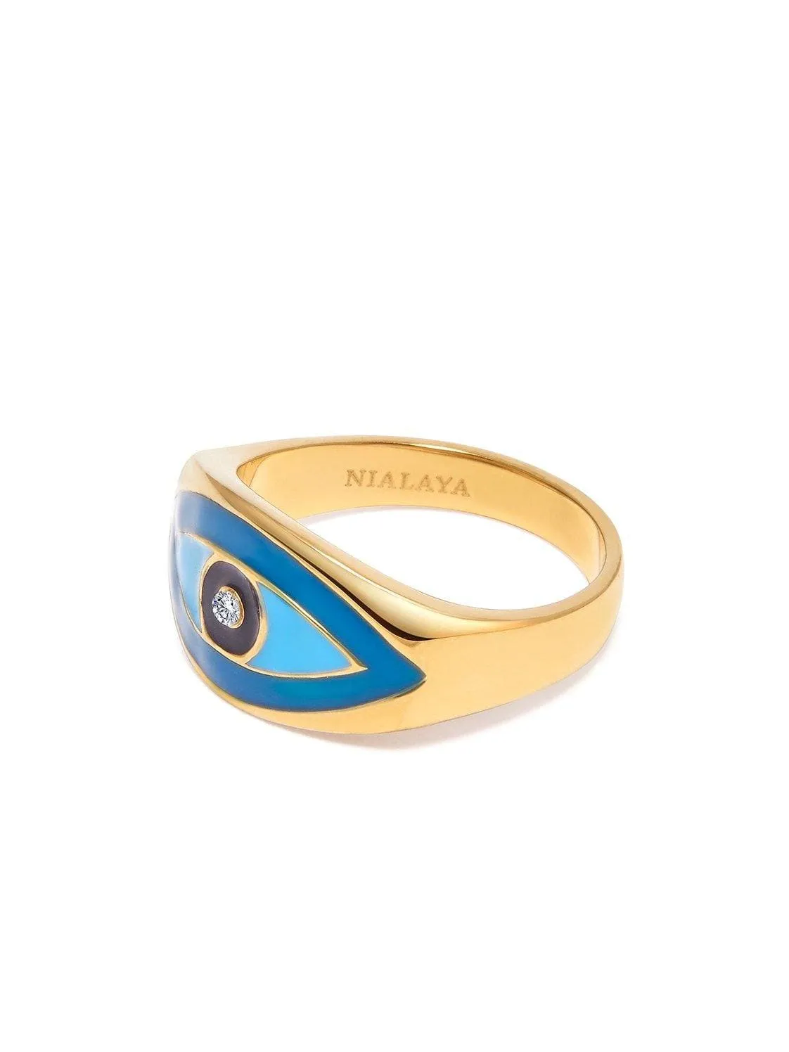 Men's Large Evil Eye Ring