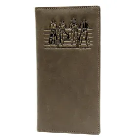 Men's Long Leather Wallet  - Fence