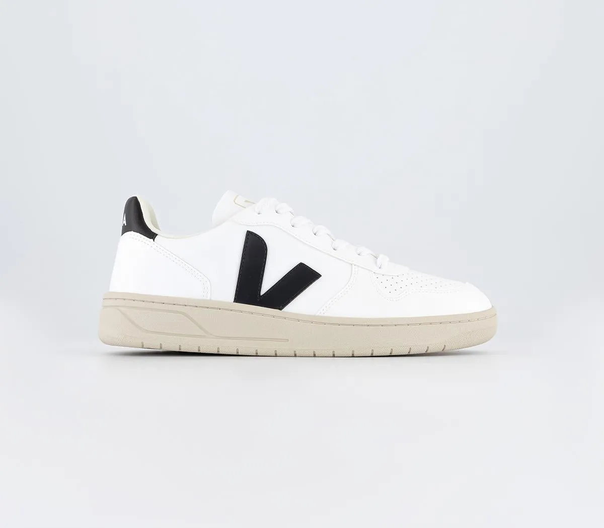 Mens Veja V10 New White Black