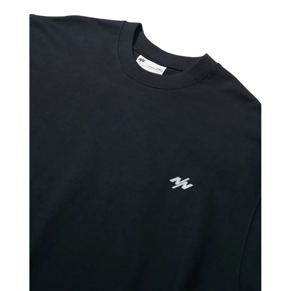 NINE POINT NINE NEPTUNE LONG SLEEVES TEE-BLACK