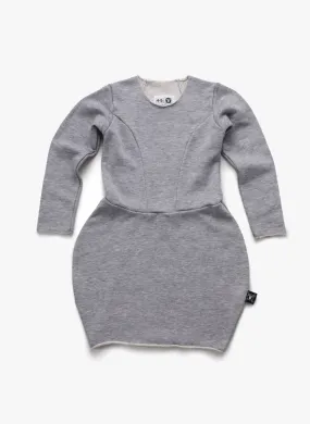 Nununu Balloon Dress in Heather Grey