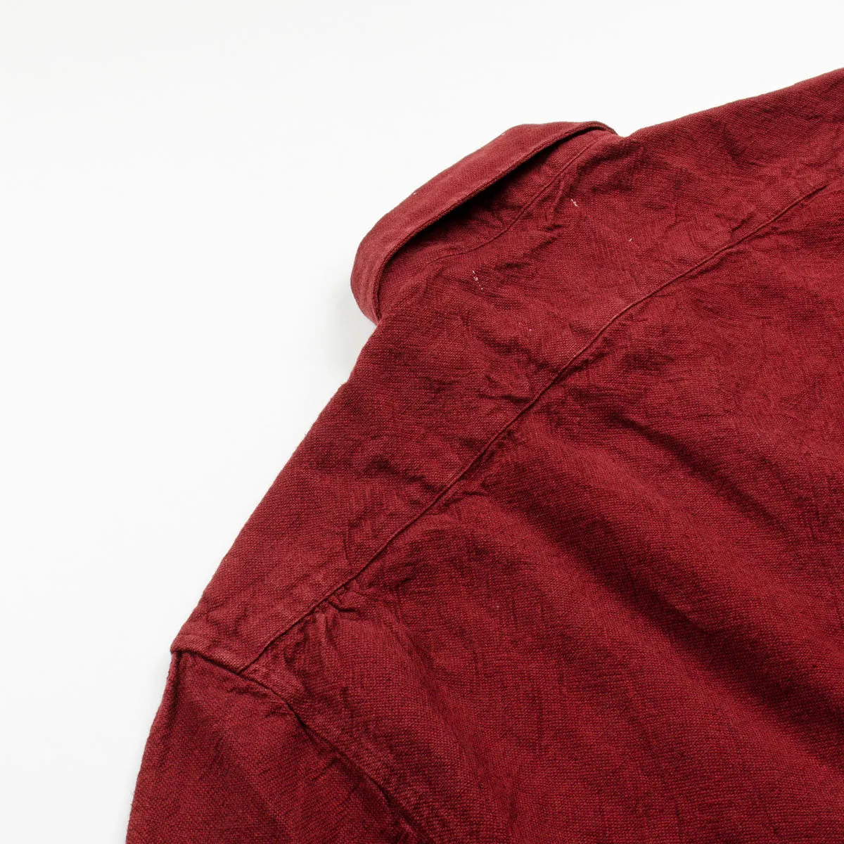 Our Legacy SPLASH - 1950's Shirt - Burgundy H.A. Oxford