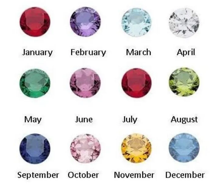 Oval Birthstone stud earrings E160