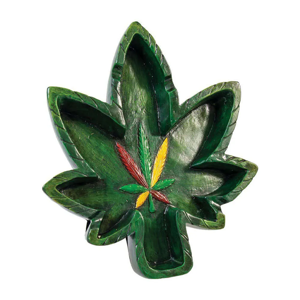 Polyresin Leaf Ashtray