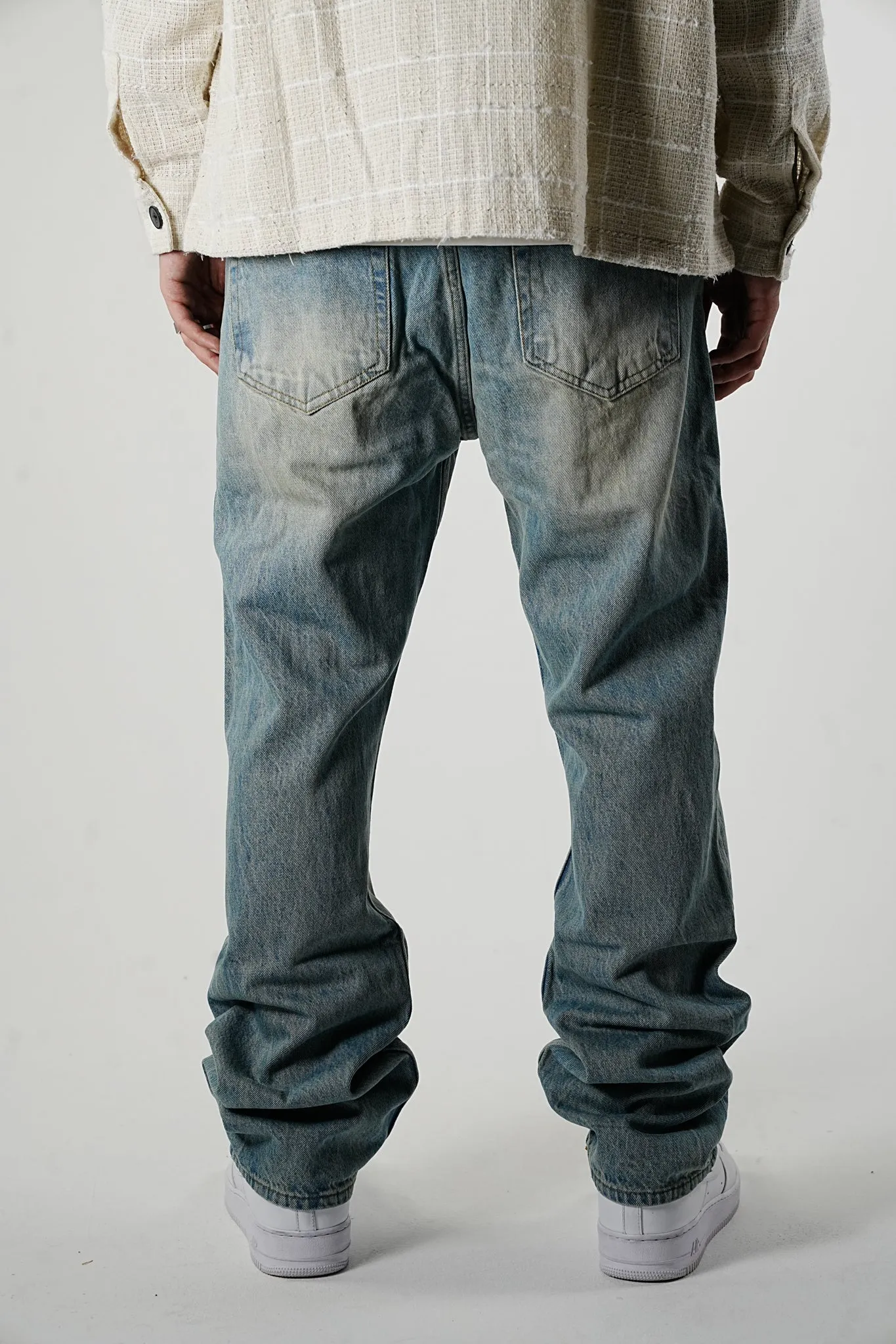 Premium Baggy Sand Washed Jeans