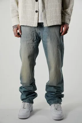 Premium Baggy Sand Washed Jeans